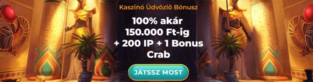 AmunRa Üdvözlő bónusz