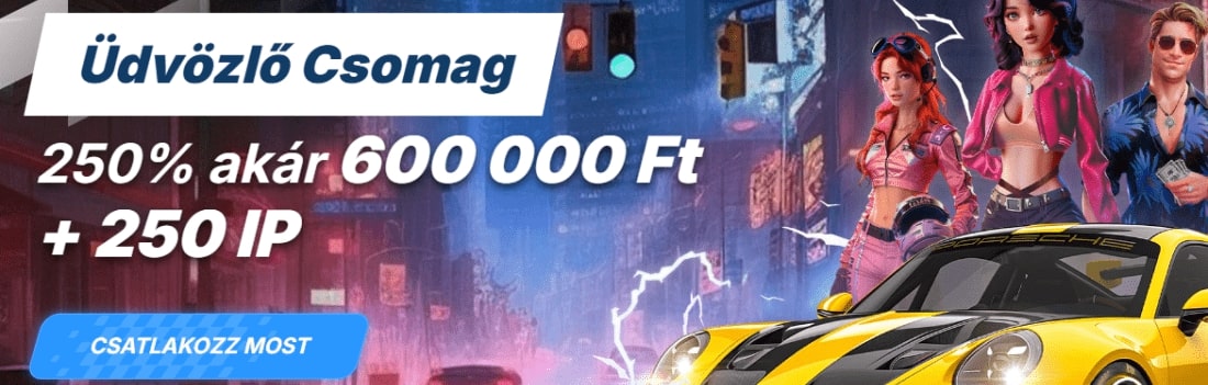 NeedForSpin Casino üdvözlő bónusz