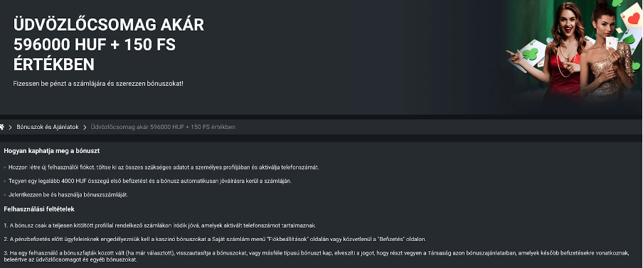 Betlabel Üdvözlő bónusz
