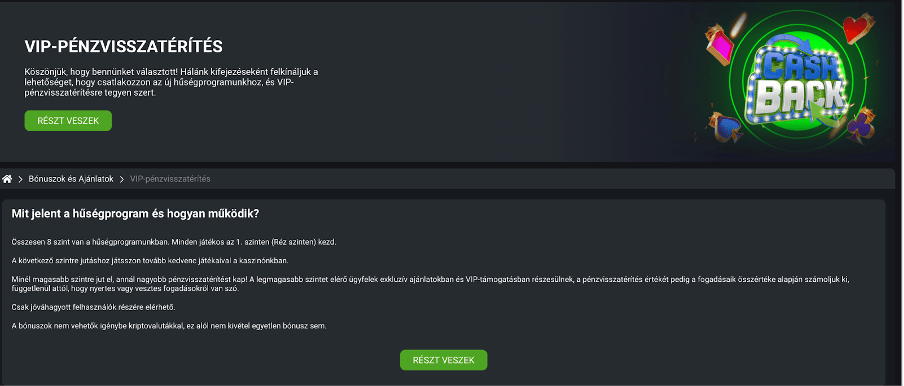 Betlabel VIP cashback
