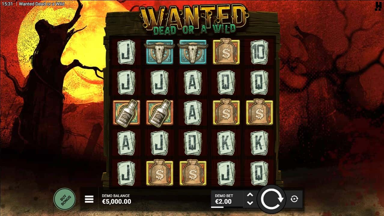 wanted dead or a wild slot