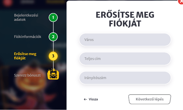 HellSpin Casino regisztráció 4 lépés