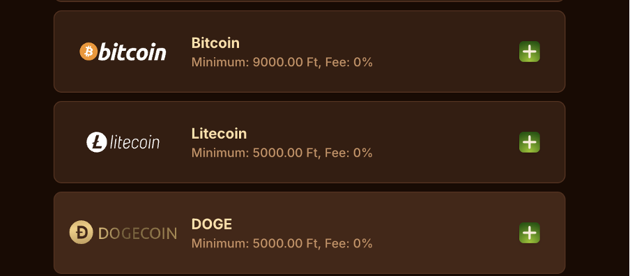 Wildrobin casino Kriptovaluták