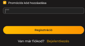 Spinstar Casino promóciós kód regisztrációkor
