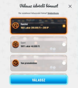 Wyns Casino bónuszválaszték